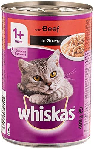 whiskas beef in gravy